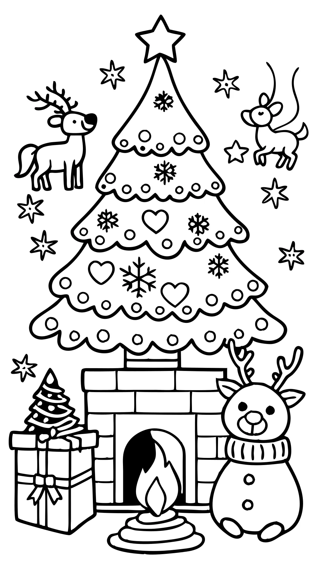 coloriage de Noël